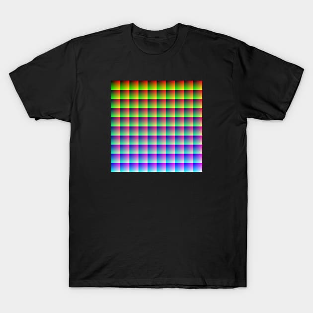 1 million colors T-Shirt by Pinkazoid